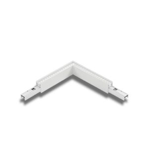Luonnonvalkoinen OMEGA LINEAR LED-valaisin kulma-jatko – L
